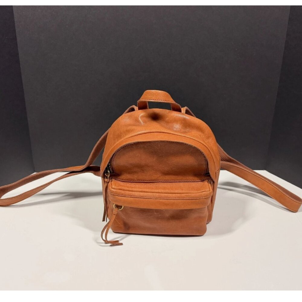 NWT Madewell The Lorimer Mini Backpack – Saddle